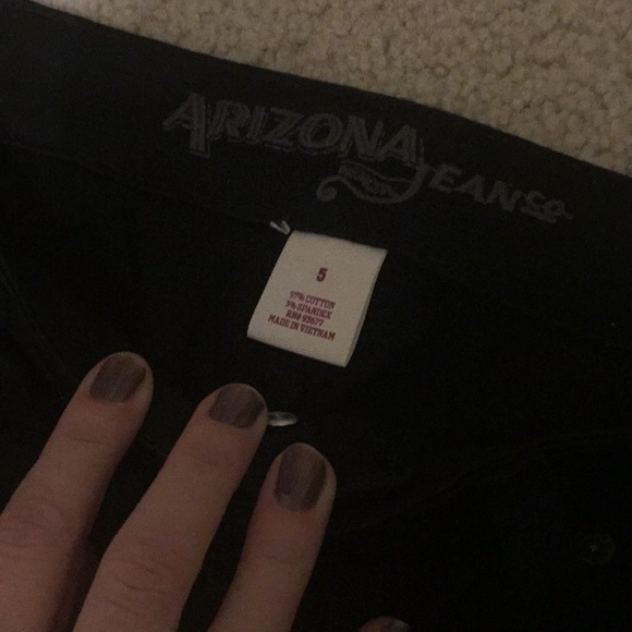 Skinny khaki pant. Black and Tan . Size 5 - Picture 3 of 4